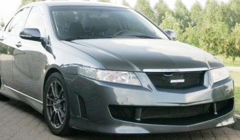 8 399 р. Бампер передний Mugen Style Honda Accord CL седан дорестайлинг (2002-2005) (Неокрашенный)  с доставкой в г. Набережные‑Челны. Увеличить фотографию 2