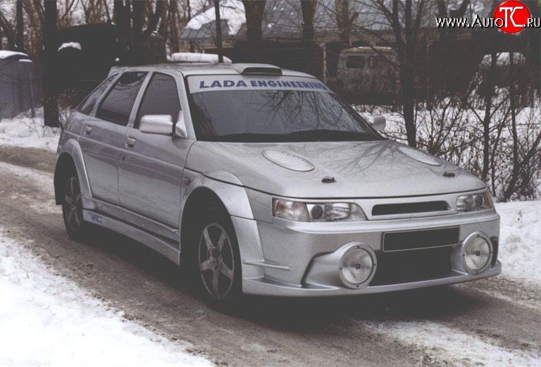 1 949 р. Жабры на капот WRC Evolution Daewoo Lanos T150 хэтчбэк 5 дв. рестайлинг (2002-2008) (Неокрашенные)  с доставкой в г. Набережные‑Челны