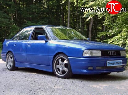 5 099 р. Пороги накладки RS Audi 80 B4 седан (1992-1996) (Неокрашенные)  с доставкой в г. Набережные‑Челны