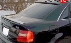 2 749 р. Козырёк RS на заднее лобовое стекло автомобиля Audi A4 B5 8D2 седан 1-ый рестайлинг (1996-1998) (Неокрашенный)  с доставкой в г. Набережные‑Челны. Увеличить фотографию 2