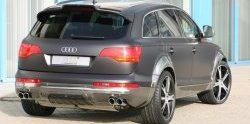 6 999 р. Накладка заднего бампера ABT Audi Q7 4L дорестайлинг (2005-2009)  с доставкой в г. Набережные‑Челны. Увеличить фотографию 2