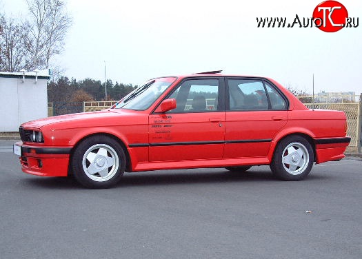 4 499 р. Пороги накладки Elegance BMW 3 серия E30 седан (1982-1991) (стеклопластик жёсткий, Неокрашенные)  с доставкой в г. Набережные‑Челны