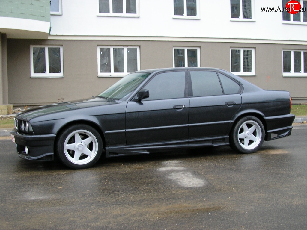 4 499 р. Пороги накладки Devil BMW 5 серия E34 седан дорестайлинг (1988-1994)  с доставкой в г. Набережные‑Челны