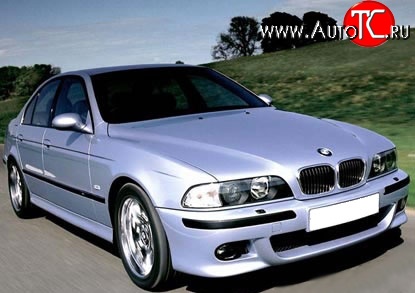 8 149 р. Передний бампер M-Technic BMW 5 серия E39 седан дорестайлинг (1995-2000) (Без сетки, Неокрашенный)  с доставкой в г. Набережные‑Челны