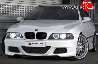 9 799 р. Передний бампер PRIOR Design BMW 5 серия E39 седан рестайлинг (2000-2003) (Без сетки, Неокрашенный)  с доставкой в г. Набережные‑Челны