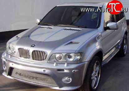 18 449 р. Передний бампер HARGE Style BMW X5 E53 дорестайлинг (1999-2003) (Неокрашенный)  с доставкой в г. Набережные‑Челны