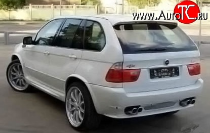 19 649 р. Задний бампер HARGE BMW X5 E53 дорестайлинг (1999-2003) (Неокрашенный)  с доставкой в г. Набережные‑Челны