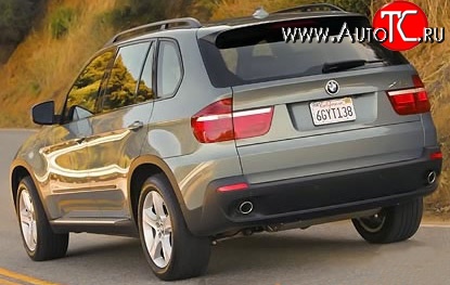 5 949 р. Задний бампер Standart BMW X5 E70 дорестайлинг (2006-2010) (Неокрашенный)  с доставкой в г. Набережные‑Челны