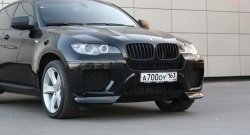 4 749 р. Накладки Global-Tuning на передний бампер автомобиля  BMW X6  E71 (2008-2014) дорестайлинг, рестайлинг (Неокрашенная)  с доставкой в г. Набережные‑Челны. Увеличить фотографию 5