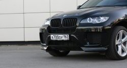 4 749 р. Накладки Global-Tuning на передний бампер автомобиля  BMW X6  E71 (2008-2014) дорестайлинг, рестайлинг (Неокрашенная)  с доставкой в г. Набережные‑Челны. Увеличить фотографию 9