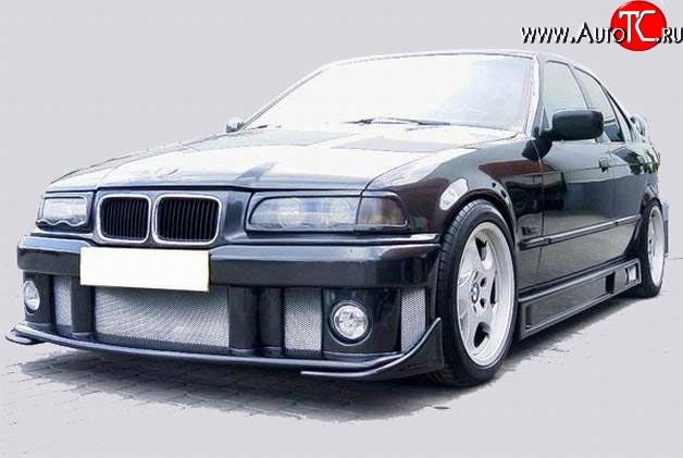 7 299 р. передний бампер CarZone-CONCEPT BMW 3 серия E36 седан (1990-2000)  с доставкой в г. Набережные‑Челны