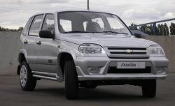 4 799 р. Передний бампер Аскет Chevrolet Niva 2123 дорестайлинг (2002-2008) (Неокрашенный)  с доставкой в г. Набережные‑Челны. Увеличить фотографию 2