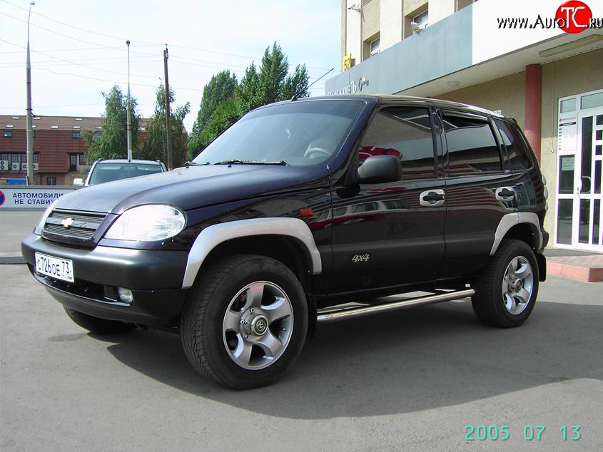 3 299 р. Арки крыльев Аскет  Chevrolet Niva  2123 (2002-2008), Лада 2123 (Нива Шевроле) (2002-2008) (Неокрашенные)  с доставкой в г. Набережные‑Челны