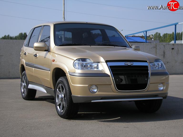 709 р. Накладки на зеркала Атака после 2005 г.в  Chevrolet Niva  2123 (2002-2008), Лада 2123 (Нива Шевроле) (2002-2008) (Неокрашенные)  с доставкой в г. Набережные‑Челны