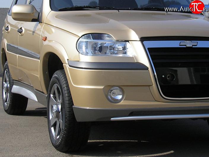 1 749 р. Противотуманные фары Атака Chevrolet Niva 2123 дорестайлинг (2002-2008)  с доставкой в г. Набережные‑Челны