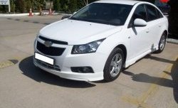 3 899 р. Пороги накладки Sport Style Chevrolet Cruze J300 седан рестайлинг (2012-2015) (Неокрашенные)  с доставкой в г. Набережные‑Челны. Увеличить фотографию 3