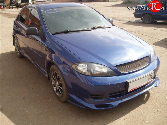 3 799 р. Накладка переднего бампера CT-1 Chevrolet Lacetti хэтчбек (2002-2013) (Неокрашенная)  с доставкой в г. Набережные‑Челны