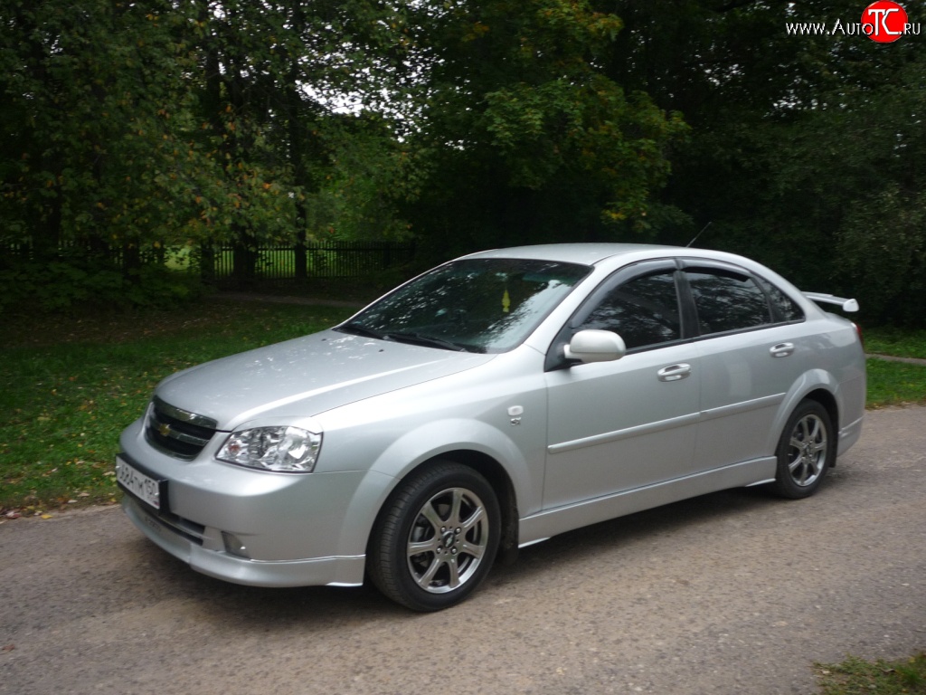 3 399 р. Пороги накладки CTS Chevrolet Lacetti седан (2002-2013) (Неокрашенные)  с доставкой в г. Набережные‑Челны