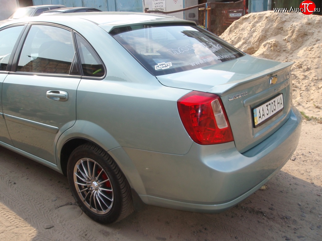 2 699 р. Спойлер CTS Chevrolet Lacetti седан (2002-2013) (Неокрашенный)  с доставкой в г. Набережные‑Челны