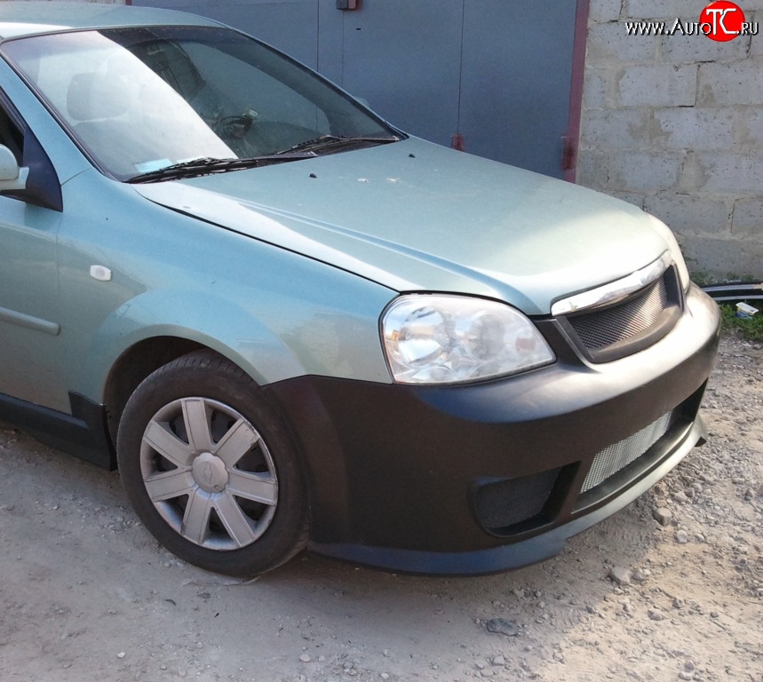 5 999 р. Передний бампер KATO Chevrolet Lacetti седан (2002-2013) (Неокрашенный)  с доставкой в г. Набережные‑Челны