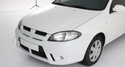 5 599 р. Передний бампер Style Chevrolet Lacetti хэтчбек (2002-2013) (Неокрашенный)  с доставкой в г. Набережные‑Челны. Увеличить фотографию 2