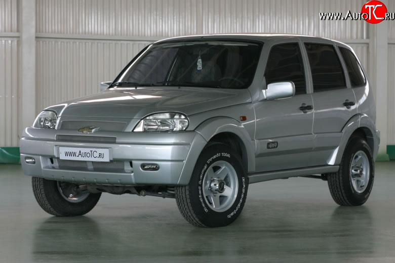 3 199 р. Арки Апал Chevrolet Niva 2123 дорестайлинг (2002-2008) (Неокрашенные)  с доставкой в г. Набережные‑Челны