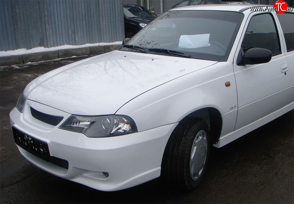 6 099 р. Пороги накладки GT Dynamics Daewoo Nexia рестайлинг (2008-2015) (Неокрашенные)  с доставкой в г. Набережные‑Челны