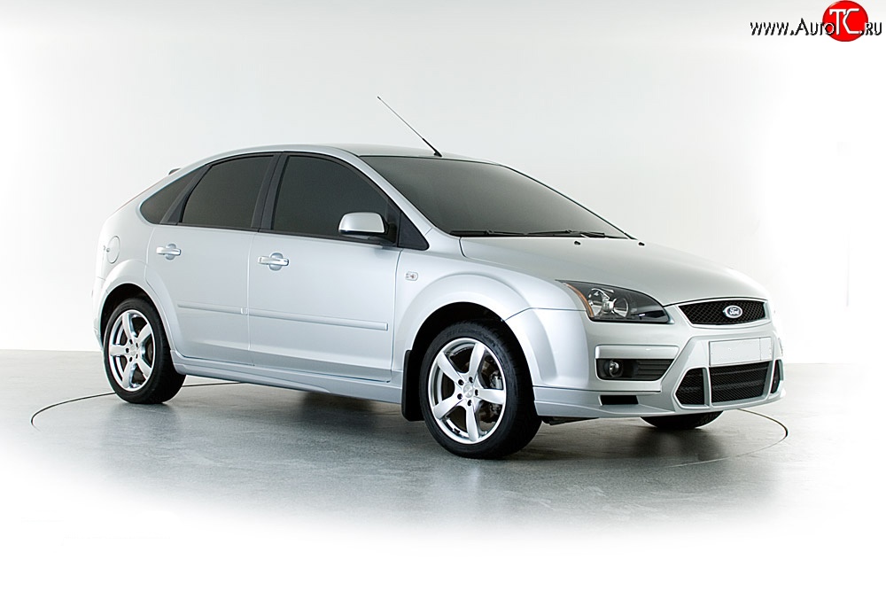 2 899 р. Накладка переднего бампера Sport Style Ford Focus 2 универсал дорестайлинг (2004-2008) (Неокрашенная)  с доставкой в г. Набережные‑Челны