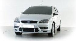 2 899 р. Накладка переднего бампера Sport Style Ford Focus 2 универсал дорестайлинг (2004-2008) (Неокрашенная)  с доставкой в г. Набережные‑Челны. Увеличить фотографию 2