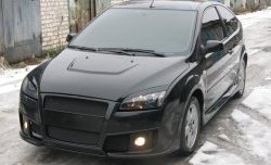 14 299 р. Капот Bomb-Style Ford Focus 2  седан дорестайлинг (2004-2008) (Неокрашенный)  с доставкой в г. Набережные‑Челны. Увеличить фотографию 3