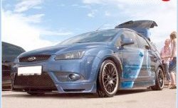 4 999 р. Накладка переднего бампера ST Sport Ford Focus 2  седан дорестайлинг (2004-2008) (Неокрашенная)  с доставкой в г. Набережные‑Челны. Увеличить фотографию 2