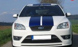 4 999 р. Накладка переднего бампера ST Sport Ford Focus 2  седан дорестайлинг (2004-2008) (Неокрашенная)  с доставкой в г. Набережные‑Челны. Увеличить фотографию 7