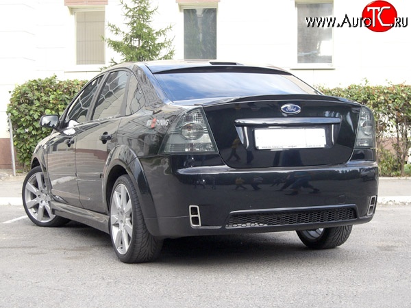 14 299 р. Задний бампер Concept  Ford Focus  2 (2004-2011)  седан дорестайлинг, седан рестайлинг (Неокрашенный)  с доставкой в г. Набережные‑Челны