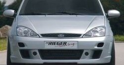 8 899 р. Передний бампер Rieger Ford Focus 1 хэтчбэк 3 дв. дорестайлинг (1998-2002)  с доставкой в г. Набережные‑Челны. Увеличить фотографию 2