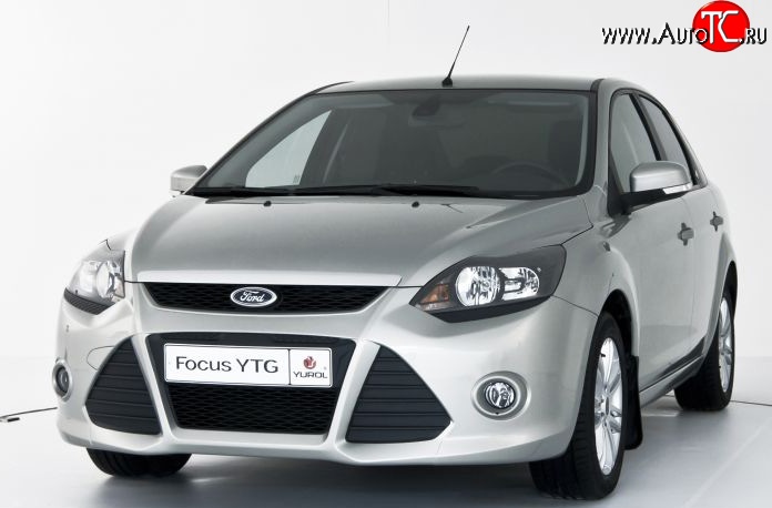 5 699 р. Передний бампер YTR Ford Focus 2 седан рестайлинг (2007-2011) (Неокрашенный)  с доставкой в г. Набережные‑Челны