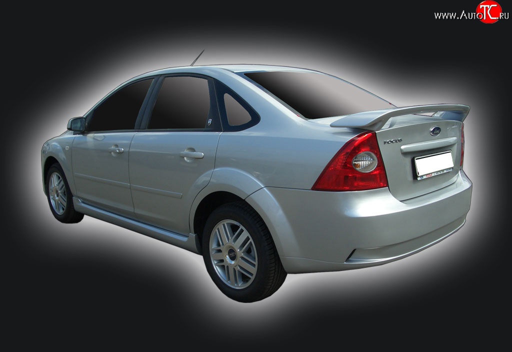 6 499 р. Задний бампер GT Dynamics Ford Focus 2  седан дорестайлинг (2004-2008) (Неокрашенный)  с доставкой в г. Набережные‑Челны