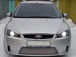 14 299 р. Передний бампер Concept Ford Focus 2 хэтчбэк 5 дв. дорестайлинг (2004-2008) (Неокрашенный)  с доставкой в г. Набережные‑Челны. Увеличить фотографию 2