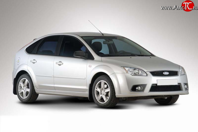 3 649 р. Пороги накладки YTG Ford Focus 2  седан дорестайлинг (2004-2008) (Неокрашенные)  с доставкой в г. Набережные‑Челны