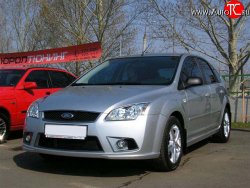 3 649 р. Пороги накладки YTG Ford Focus 2  седан дорестайлинг (2004-2008) (Неокрашенные)  с доставкой в г. Набережные‑Челны. Увеличить фотографию 2