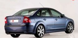 5 699 р. Накладка бампера MS Ford Focus 2  седан дорестайлинг (2004-2008) (Неокрашенная)  с доставкой в г. Набережные‑Челны. Увеличить фотографию 2