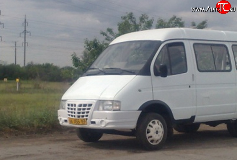 3 099 р. Передний бампер Old-Audi ГАЗ Баргузин 2217 автобус дорестайлинг (1998-2002) (Неокрашенный)  с доставкой в г. Набережные‑Челны