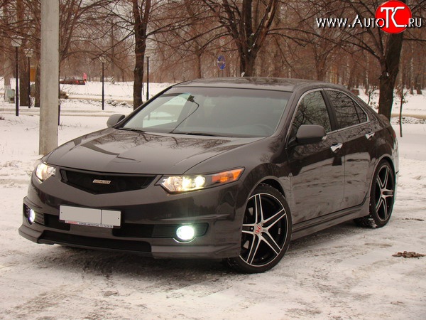 27 799 р. Передний бампер MUGEN Honda Accord CU седан дорестайлинг (2008-2011) (Неокрашенный)  с доставкой в г. Набережные‑Челны