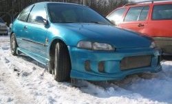 8 899 р. Передний бампер R-Style Honda Civic EG седан (1992-1995)  с доставкой в г. Набережные‑Челны. Увеличить фотографию 2