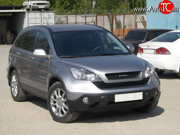 4 699 р. Решётка радиатора Mugen Style Honda CR-V RE1,RE2,RE3,RE4,RE5,RE7 дорестайлинг (2007-2010) (Неокрашенная)  с доставкой в г. Набережные‑Челны