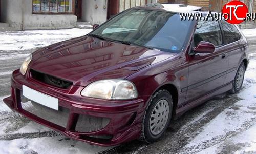 5 049 р. Передний бампер на Honda Civic EJ,EK,EM седан дорестайлинг (1995-1998)  с доставкой в г. Набережные‑Челны