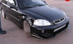 5 049 р. Передний бампер на Honda Civic EJ,EK,EM седан дорестайлинг (1995-1998)  с доставкой в г. Набережные‑Челны. Увеличить фотографию 2