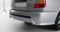 5 099 р. Задний бампер Классик Hyundai Accent седан ТагАЗ (2001-2012) (Неокрашенный)  с доставкой в г. Набережные‑Челны. Увеличить фотографию 2