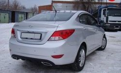 1 799 р. Плавники на крышу Sport Hyundai Solaris RBr седан дорестайлинг (2010-2014) (Неокрашенный)  с доставкой в г. Набережные‑Челны. Увеличить фотографию 2