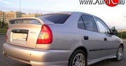 6 549 р. Пороги накладки Street Hyundai Accent седан ТагАЗ (2001-2012) (Неокрашенные)  с доставкой в г. Набережные‑Челны. Увеличить фотографию 2