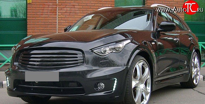 15 999 р. Решётка радиатора Style INFINITI FX50 S51 дорестайлинг (2008-2011) (Неокрашенная)  с доставкой в г. Набережные‑Челны